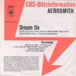 Aerosmith : Dream On - Somebody